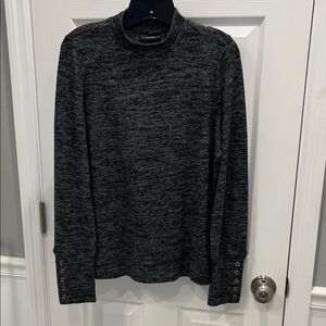 Rafaella Dark Heather Sweater Sz S